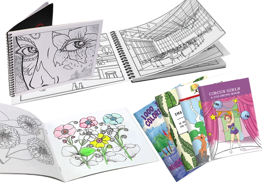Different Types Of Coloring Books On The Market
